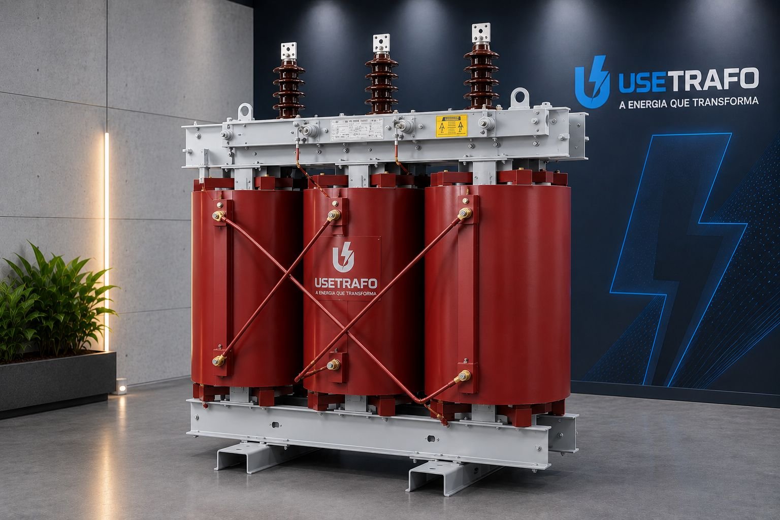 Transformador a seco encapsulado em resina de epoxi 15 KV/ 25KV/ 36KV